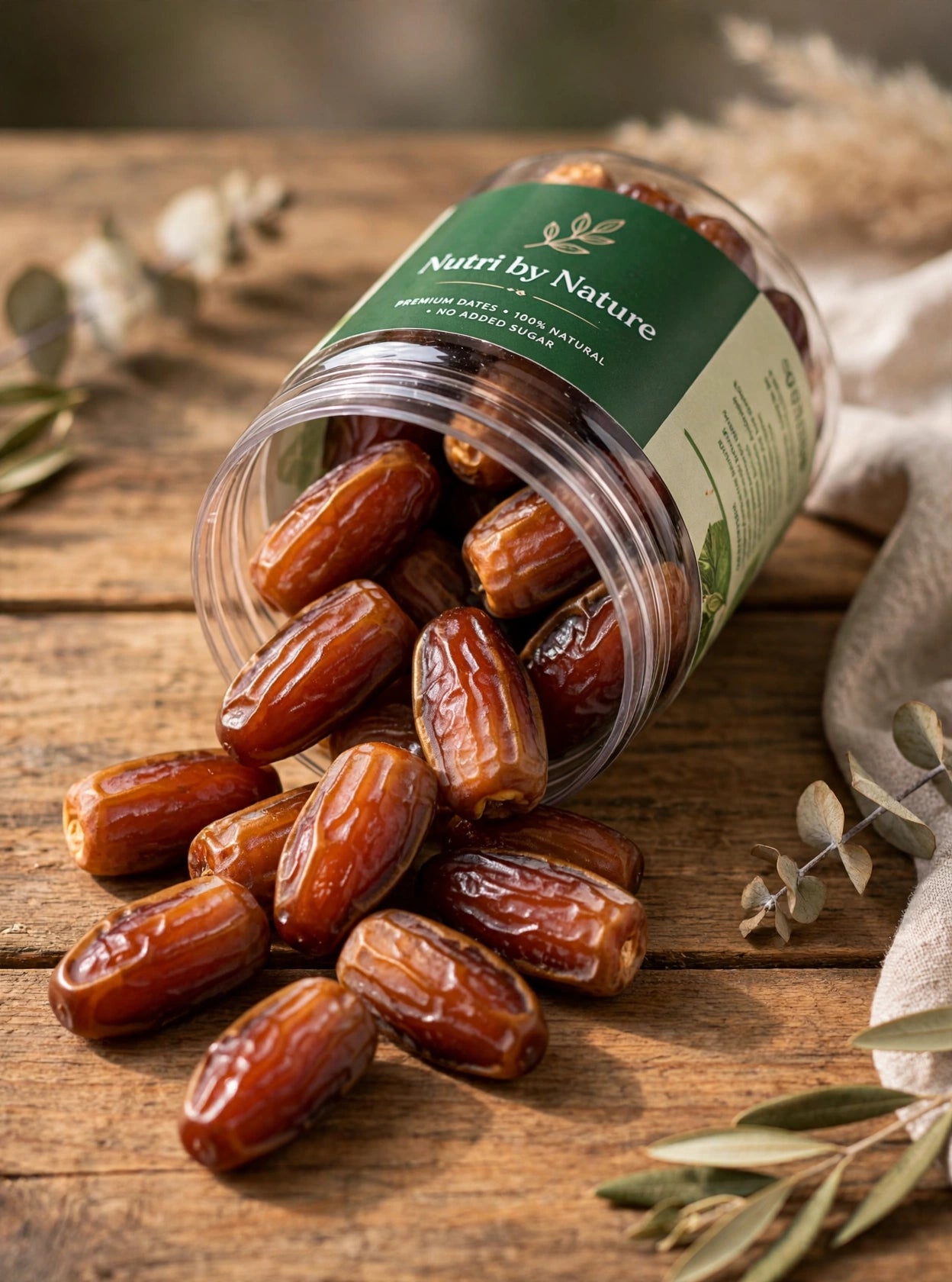 Nutrii by Nature Premium Dates - 100% Natural Soft & Sweet Khajur | No Added Sugar | Energy Booster | GIFT OF GOODNESS - 250g / 500g / 1 Kg