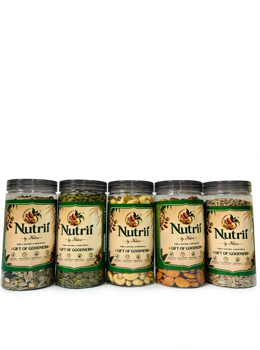 Nutrii by Nature Premium Black Raisins - 100% Natural & Seedless Kali Kishmish | Rich in Iron & Antioxidants | GIFT OF GOODNESS - 250g, 500g, 1 Kg