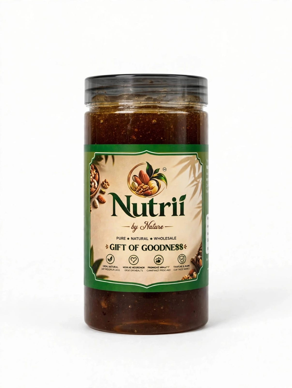 Nutrii by Nature - Pure Forest Honey | 100% Natural, Raw & Unprocessed | Gift of Goodness - 1kg Jar